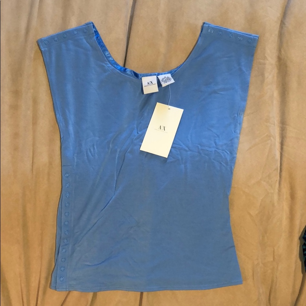 NWT A/X tank top with snap details